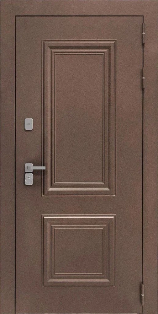 Входная дверь ДвериПРО Д-68 Алиса (16мм, ПВХ софт грей, зеркало) DPRO197903 внешняя сторона