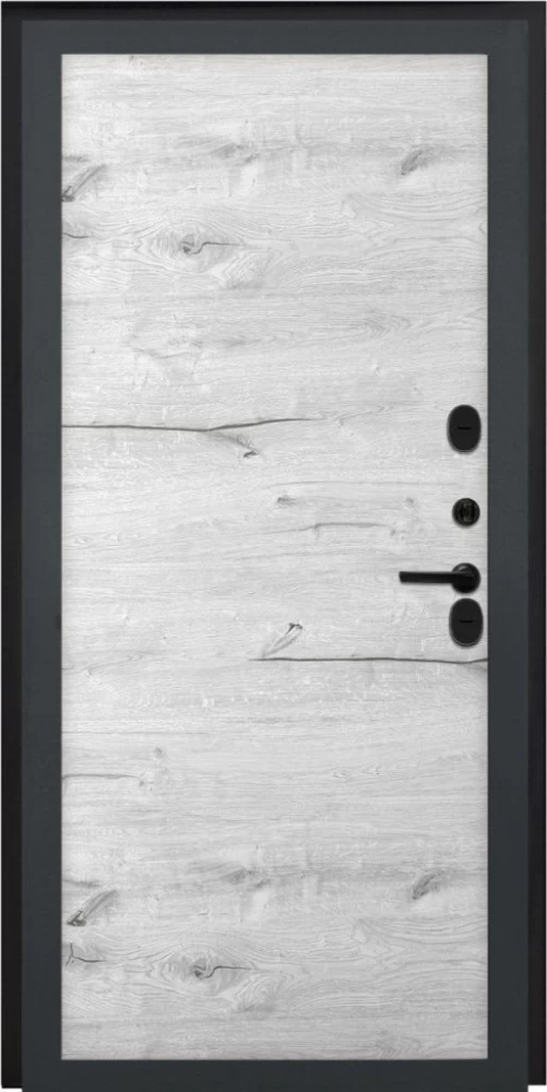 Входная дверь ДвериПРО L-43 Без фрезеровки Дуб арктик горизонт DPRO195651 внутренняя сторона