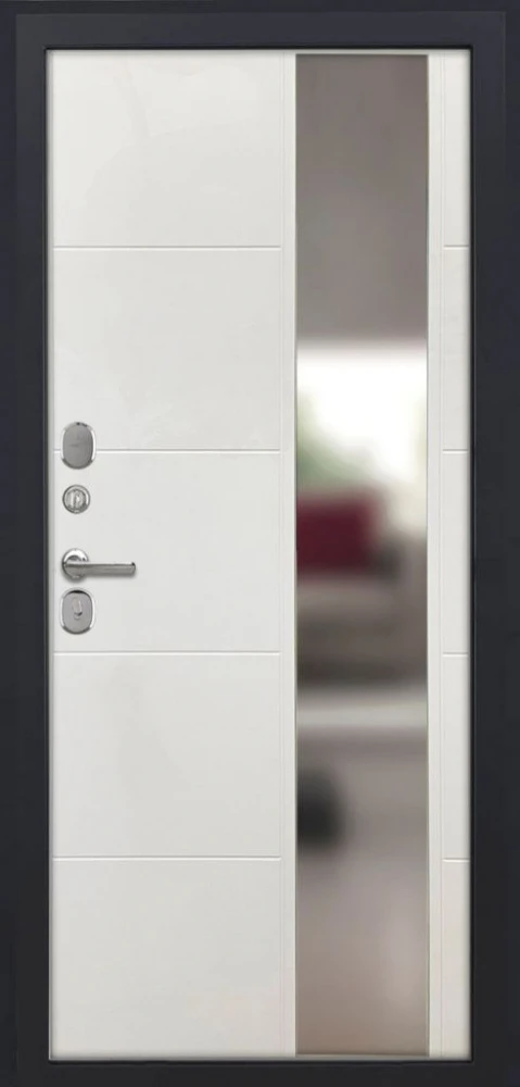 Входная дверь ДвериПРО L-43 ФЛЗ-649 капучино (зеркало) DPRO200357 внутренняя сторона