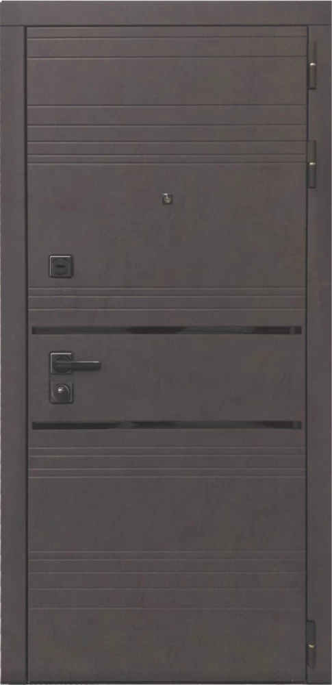 Входная дверь ДвериПРО L-43 ПВХ 10мм Астрод Velutto Bianco DPRO196738 внешняя сторона