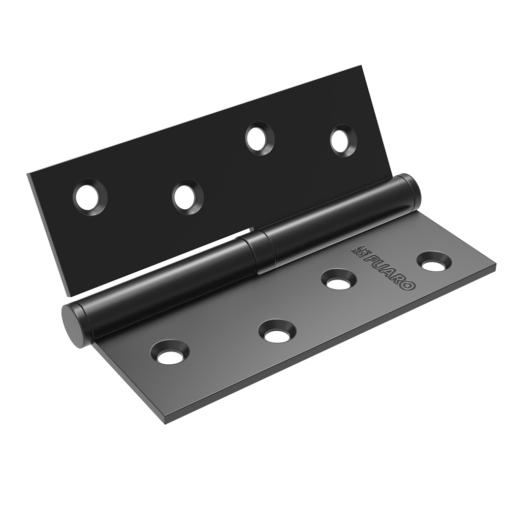 Фото Петля съемная IN4430SL-BL BL левая (413/BL-4 100x75x2,5) черный матовый БЛИСТЕР