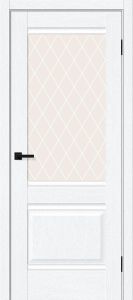 Межкомнатная дверь Прима-3 White Silkwood BR6137
